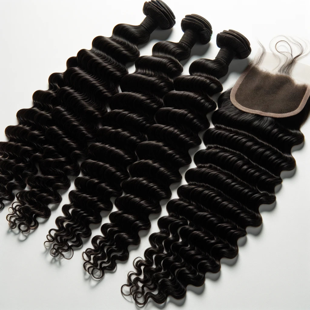 Black Textured Frontals & Closures