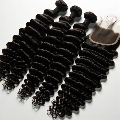 Black Textured Frontals & Closures